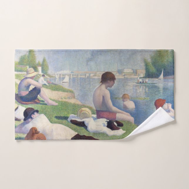 Georges Seurat - Bathers en Asnieres (Toalla de mano)