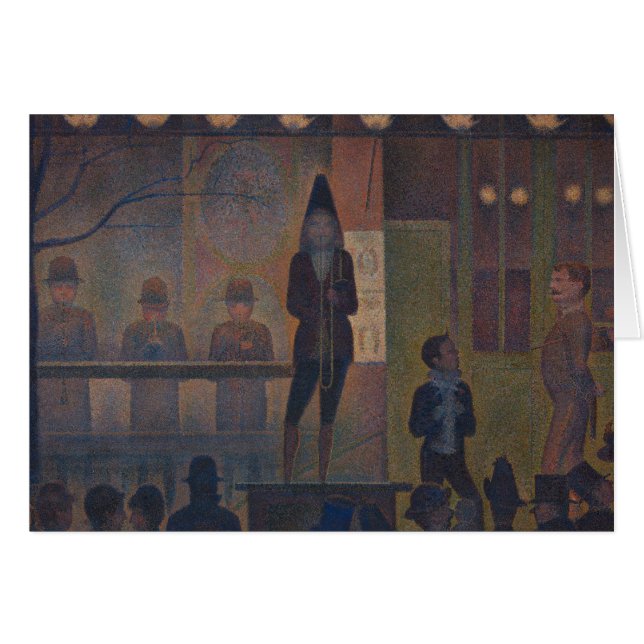 Georges Seurat - Circus Sideshow (Anverso (Horizontal))
