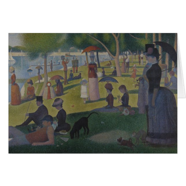 Georges Seurat - Domingo en La Grande Jatte (Anverso (Horizontal))