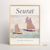 Georges Seurat Dos veleros en el Prin de Arte Gran