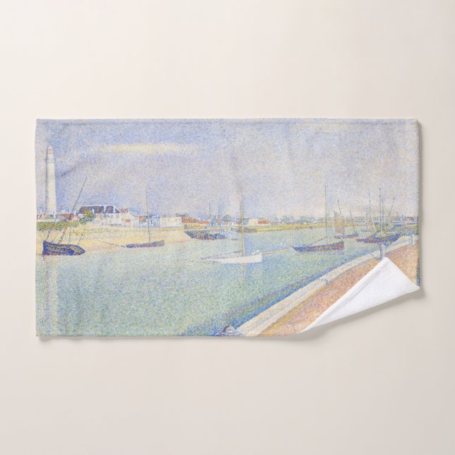 Georges Seurat - El canal de las gaviotas (Toalla de mano)