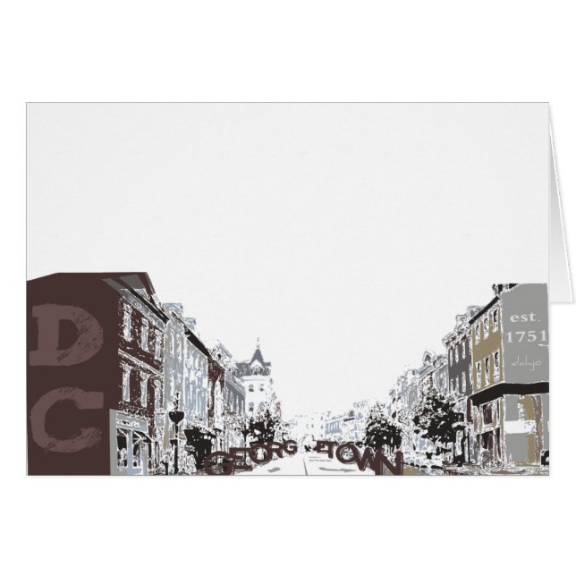 GEORGETOWN EN WASHINGTON, DC (Anverso (Horizontal))