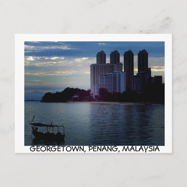 Georgetown, postal de Penang (Anverso)