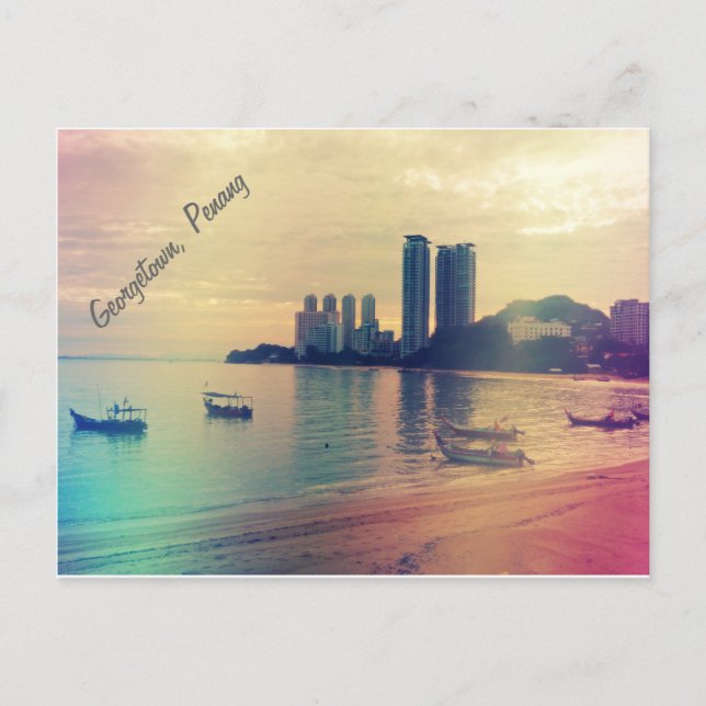 Georgetown, postal de Penang (Anverso)