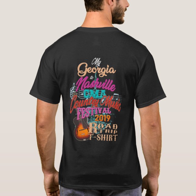 Georgia a la camisa del Fest de la música de (Reverso)