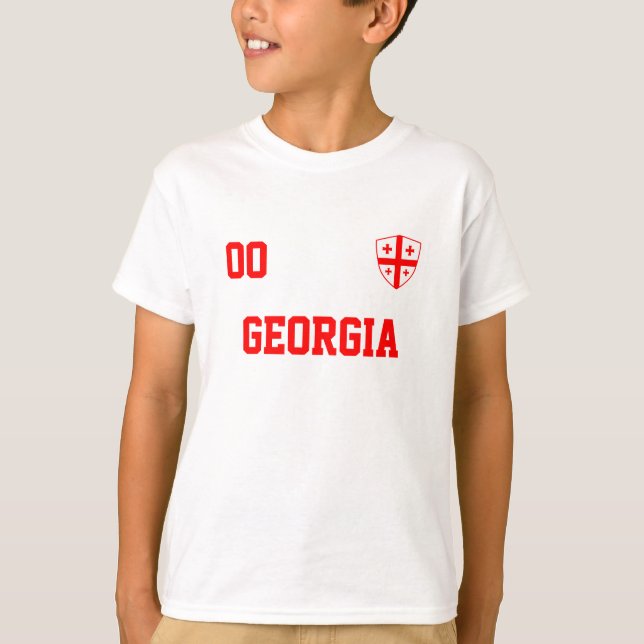 Georgia Custom Name And Number Football Jersey (Anverso)