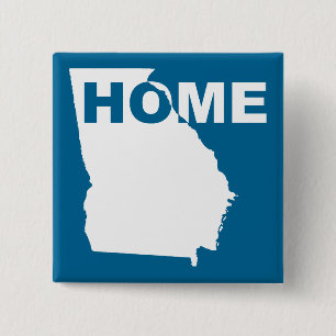 Georgia Hogar Lejos Del Pin De Insignia Del Botón 