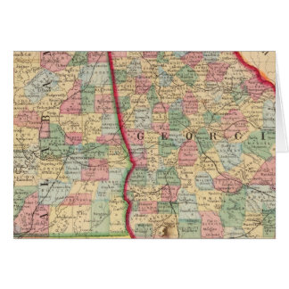 Georgia, Mapa de Alabama por Mitchell