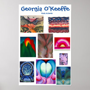 Georgia O’Keeffe, obra de arte temprana,