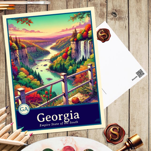 Georgia | Postal con cubierta de estilo anime (Subido por el creador)