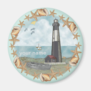 Georgia Shells Lighthouse imán