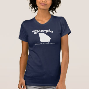 Georgia - sin Atlanta su camiseta de Alabama