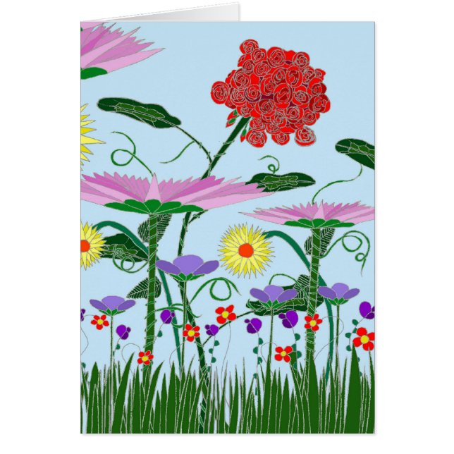 Geranio en mi jardín (Frente)