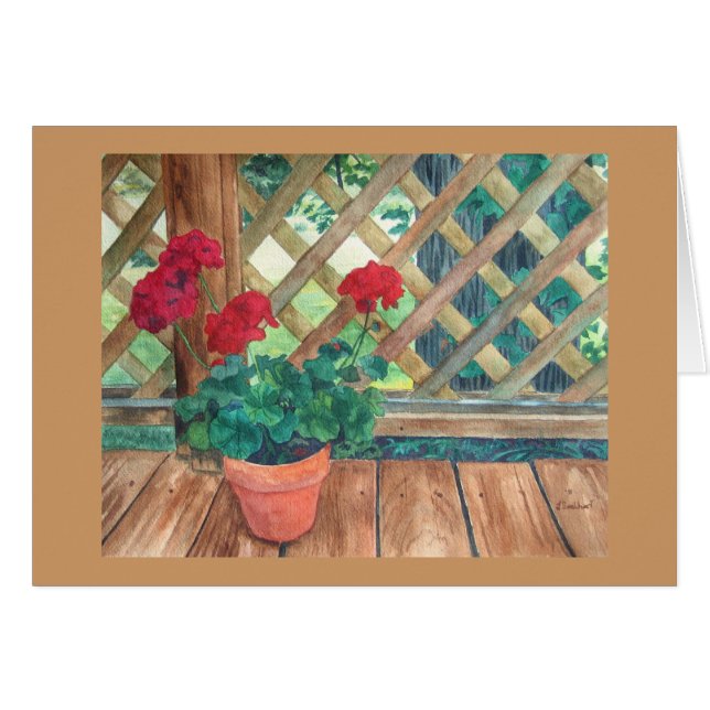 Geranio (jardinero) (Anverso (Horizontal))