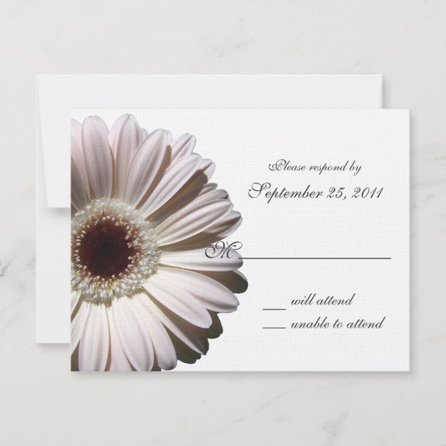 Gerbera Daisy Boda/ Respuesta (Anverso)
