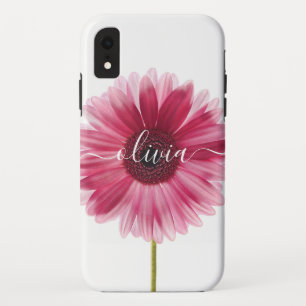 Gerbera rosa Daisy Tough Apple iPhone XR Funda