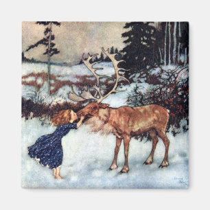 Gerda del imán de la reina de la nieve