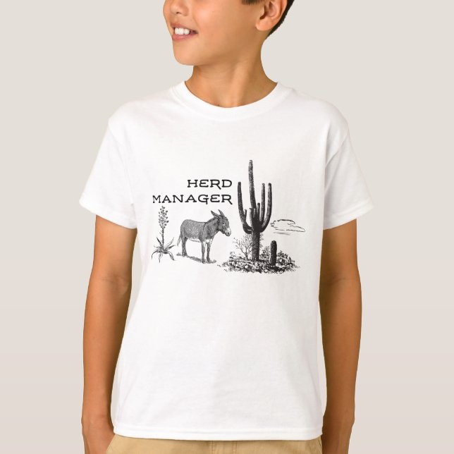 Gerente de manada infantil de camiseta (Anverso)
