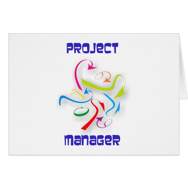 Gerente de proyecto project manager (Anverso (Horizontal))