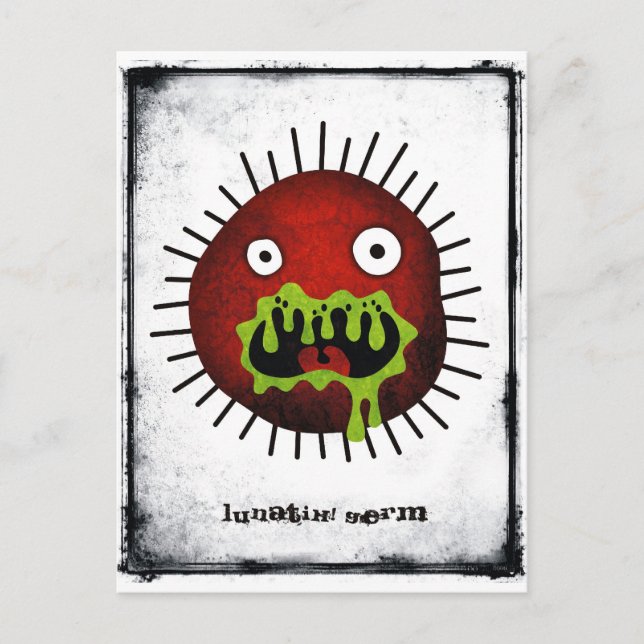 ¡Germ lunatik! Postal (Anverso)