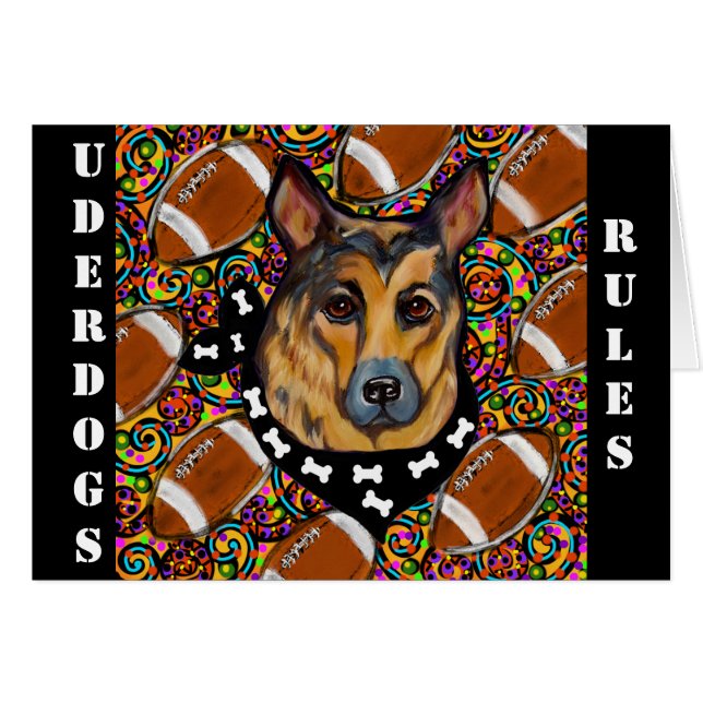 GERMAN SHEPHERD UNDERDOG (Anverso (Horizontal))