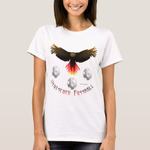 German Soccer Eagle Ladies Crop Top