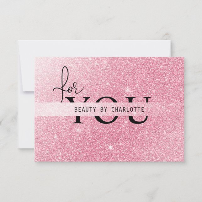 GESCHÄFTSBESCHEINIGUNG | Glitter | für Sie (Anverso)