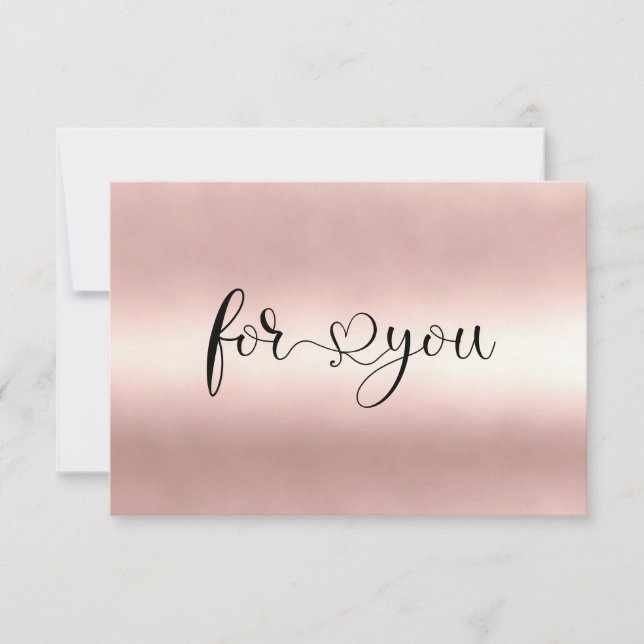 GESCHÄFTSGESCHENKZERTIFIKAT | for you (Anverso)