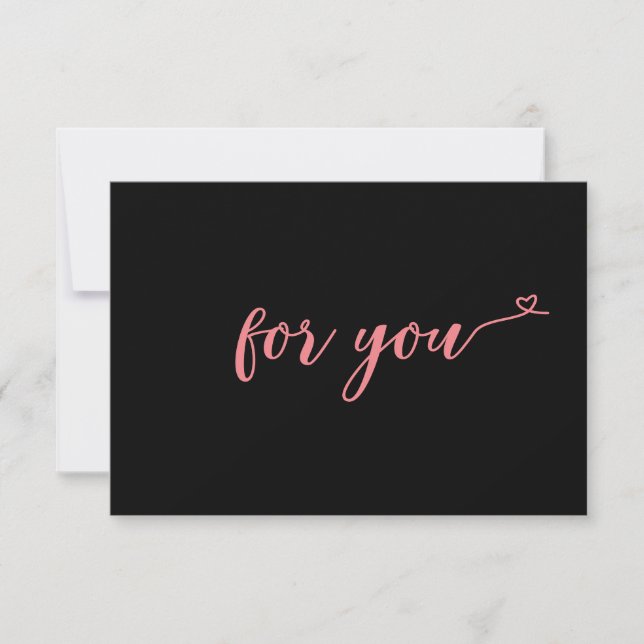 GESCHÄFTSGESCHENKZERTIFIKAT | for you (Anverso)