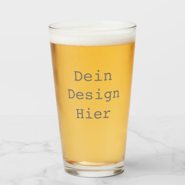 Gestalte dein eigenes 473ml Glas (Anverso (lleno))
