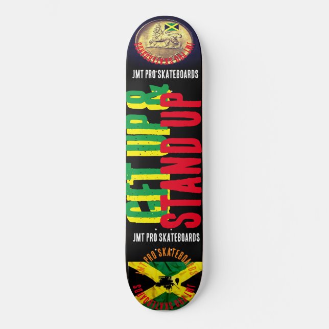 GET UP STAND UP JMT 8 1/4" Tabla de Skateboard (Anverso)