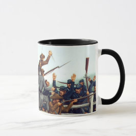 Gettysburg, batalla en la taza 1 del ladrillar