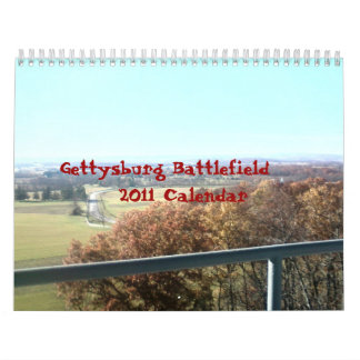 Gettysburg - collage - calendario