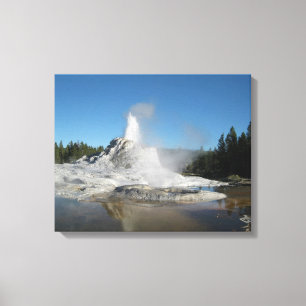 Geyser de arte de lienzo