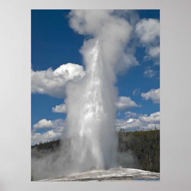 Geyser de la vieja fe - Impresión Bella Artes (Frente)
