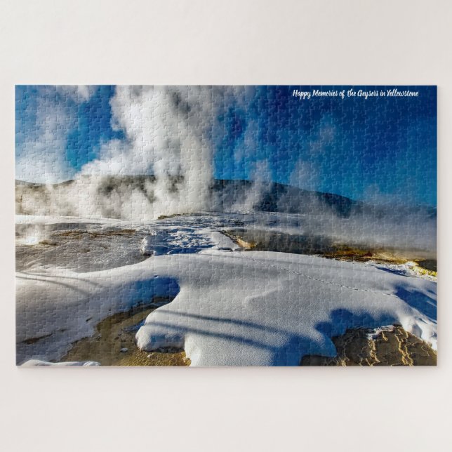 Geysers Yellowstone. Rompecabezas (Horizontal)
