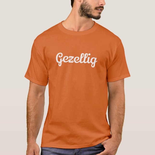 Gezellig en una camiseta (Anverso)