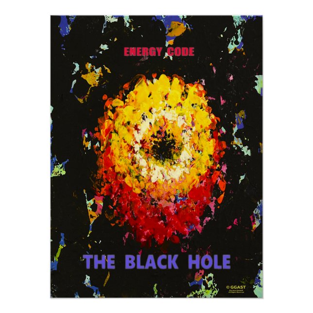 GGAST - The Black Hole - 20"x 26,67" Glossy Poster (Anverso)