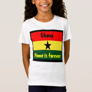 Ghana-casa es para siempre camisetas para niños