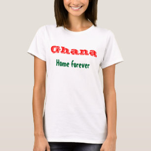 Ghana para siempre camisetas caseras
