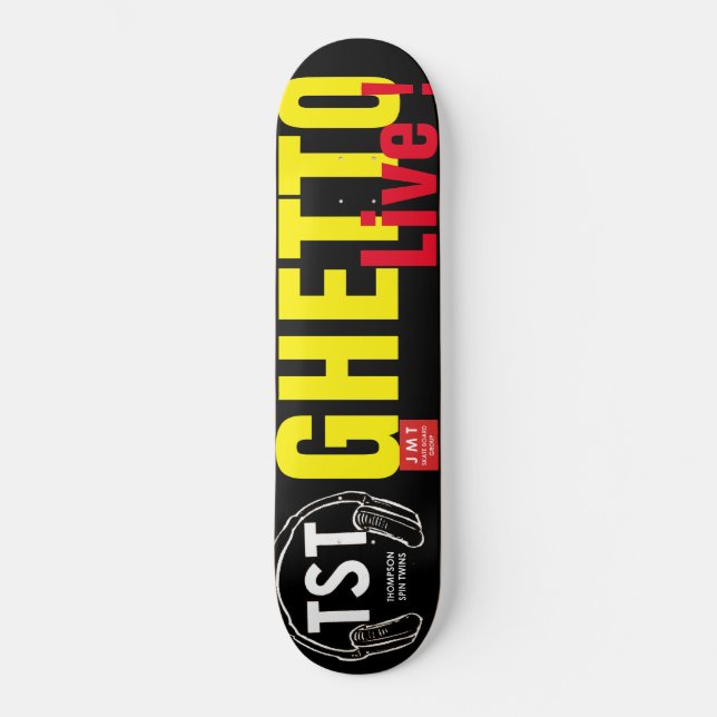 GHETTO LIVE SKATEBOARDS / JMT (Anverso)