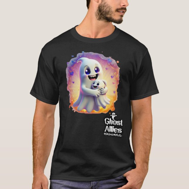 Ghost Allies Camiseta paranormal de amor fantasma (Anverso)