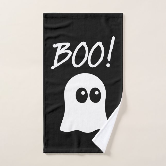 Ghost Boo, diseño fantasma lindo (Toalla de mano)