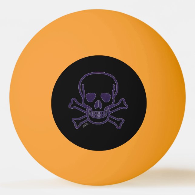 Ghost Skull amarillo resplandor 1 estrella bola de (Anverso)