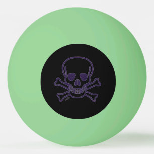 Ghost Skull green resplandor 1 estrella bola de pi