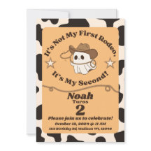 Ghostly "No es mi primer rodeo" Invitación de segu