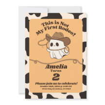 Ghostly "Not My First Rodeo" Invitación de cumplea