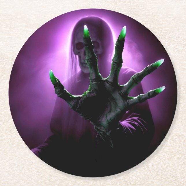 ¡Ghoul espantado! Posavasos (Anverso)