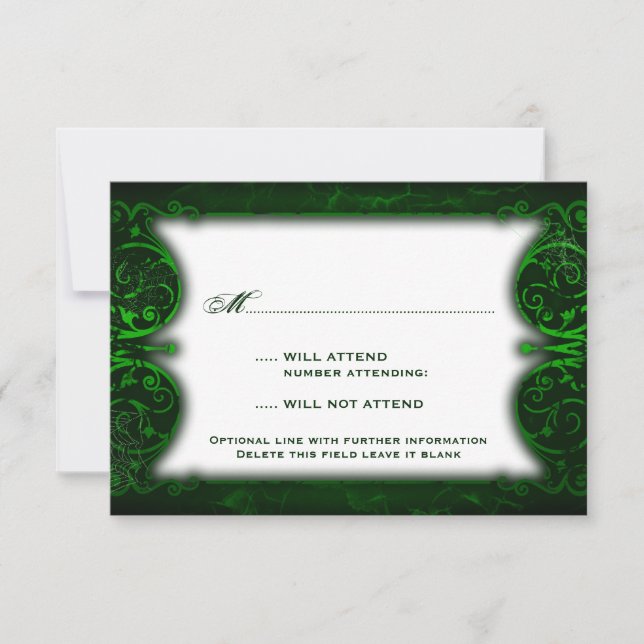 Ghoulish Green RSVP (Anverso)