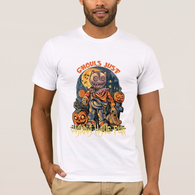 Ghouls solo quiere divertirse con camisetas de Hal (Anverso)